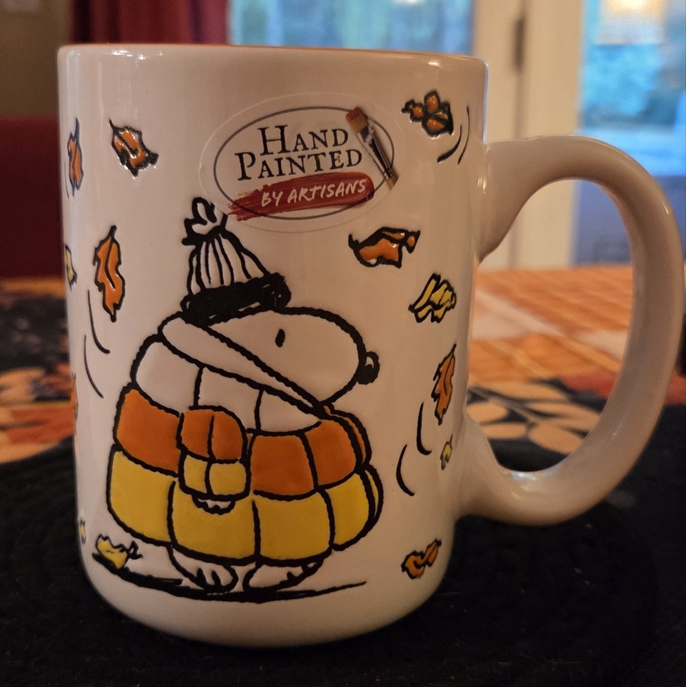 Peanuts SNOOPY Fall Artisan Hand-Painted Mug